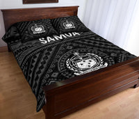 Samoa Quilt Bed Set - Samoa Seal In Polynesian Tattoo Style - Polynesian Pride