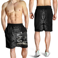 Samoa Polynesian Custom Personalised Men's Shorts - Samoa Eagle Black - Polynesian Pride