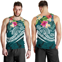 Polynesian Hawaii Men's Tank Top - Summer Plumeria - Polynesian Pride