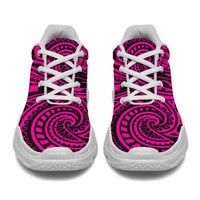 Polynesian Maori Lauhala Pink Chunky Sneakers - Polynesian Pride