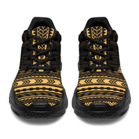 Wallis And Futuna Chunky Sneakers - Polynesian Chief Gold Version - Polynesian Pride