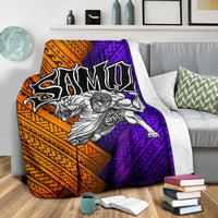 Samoa Premium Blanket - Warrior Style Polynesian Patterns - Polynesian Pride