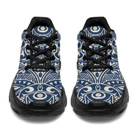 Polynesian Culture Blue White Chunky Sneakers - Polynesian Pride