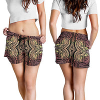Polynesian Symmetry Brown Women's Short - Polynesian Pride