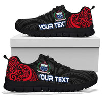 Samoa Polynesian Custom Personalised Sneakers - Samoan Spirit - Polynesian Pride