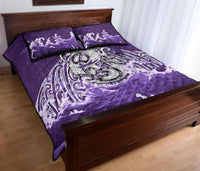 Maori Manaia The Purple Sea Quilt Bed Set - Polynesian Pride