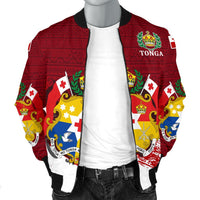 Tonga Special Men's Bomber Jacket - Polynesian Pride