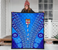 Fiji Drua Premium Quilt Tapa - Polynesian Pride