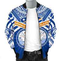 Marshall Islands Rugby Men Bomber Jacket Forever - Polynesian Pride