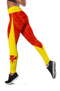 Kanaka Mauna Kea Polynesian Leggings - Brian Style - Polynesian Pride