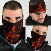 Polynesian Warrior Ikaika Hawaii Bandana 3 - Pack - Orange One Size Orange - Polynesian Pride