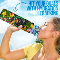 Pohnpei State Custom Personalised Hydro Tracking Bottle - Seal Spiral Polynesian Patterns - Polynesian Pride