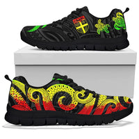 Fiji Polynesian Sneakers - Reggae Tentacle Turtle - Polynesian Pride