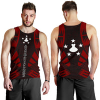 Austral Islands Men Tank Top - Polynesian Tattoo Red - Polynesian Pride