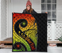 Guam Personalised Premium Quilt - Guam Polynesian Decorative Patterns - Polynesian Pride