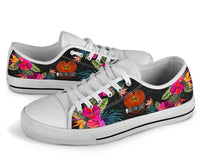Papua New Guinea Low Top Shoe - Hibiscus Polynesian Pattern - Polynesian Pride
