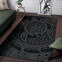 Hawaii Polynesian Turtle Rug - Gray - Polynesian Pride