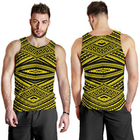 Polynesian Tatau Yellow Hawaii Men's Tank Top - Polynesian Pride