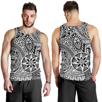 Polynesian Hawaiian Style Tribal Tattoo White Hawaii Men's Tank Top - Polynesian Pride