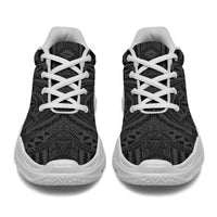 Polynesian Symmetry Gray Chunky Sneakers - Polynesian Pride