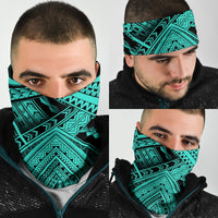 Polynesian Tattoo Turquoise Unisex Bandana - Polynesian Pride