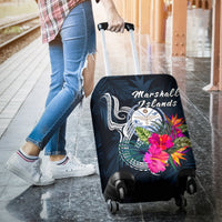 Marshall Islands Polynesian Luggage Covers - Tropical Flower - Polynesian Pride