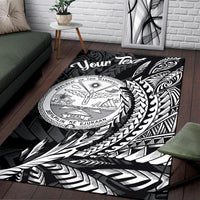 Marshall Islands Area Rug - Custom Personalised Wings Style - Polynesian Pride