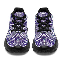 Polynesian Symmetry Gardient Violet Chunky Sneakers - Polynesian Pride