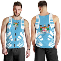 Fiji Men Tank Top - Polynesian Tattoo Flag - Polynesian Pride