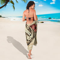 Hawaii Fish Hook Hibiscus Plumeria Polynesian Sarong - Polynesian Pride