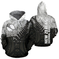 New Zealand Rugby Hoodie Maori Rugby Style - Polynesian Pride