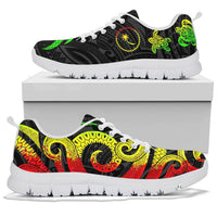 Chuuk Polynesian Sneakers - Reggae Tentacle Turtle - Polynesian Pride