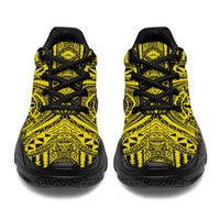 Polynesian Symmetry Yellow Chunky Sneakers - Polynesian Pride