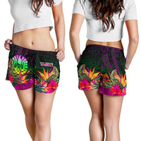Tahiti Women's Shorts - Summer Hibiscus - Polynesian Pride