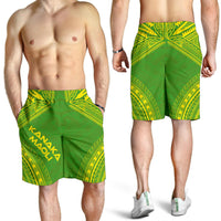 Kanaka Maoli Men's Shorts - Polynesian Chief Flag Version - Polynesian Pride