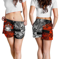 Samoa Polynesian All Over Print Women's Shorts - Vintage Polynesian Style - Polynesian Pride