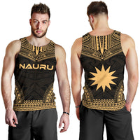 Nauru Men's Tank Top - Polynesian Chief Gold Version - Polynesian Pride