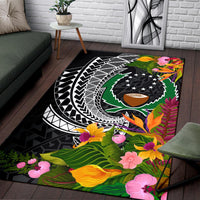 Pohnpei State Area Rug - Seal Spiral Polynesian Patterns - Polynesian Pride