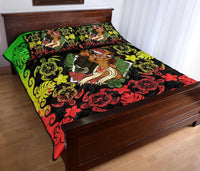 Hawaii Polynesian Quilt Bed Set - Hawaiian Dancing Girl Reggae - Polynesian Pride