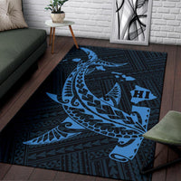 Hawaii Hammerhead Shark Polynesian Rug - Polynesian Pride