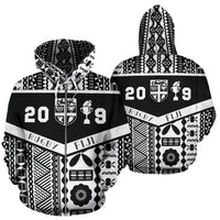 Fiji Win 2019 Zip up Hoodie - Polynesian Pride