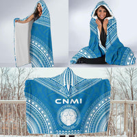 Northern Mariana Islands Flag Polynesian Chief Hooded Blanket - Polynesian Pride