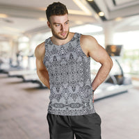 Polynesian Men's Tank Top Black And White - Polynesian Pride