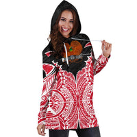 Papua New Guinea Hoodie Dress - Papua New Guinea Coat Of Arms Premium - Polynesian Pride
