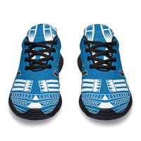 Northern Mariana Islands Sport Sneakers - Polynesian Tattoo Flag - Polynesian Pride