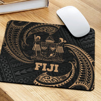 Fiji Polynesian Mouse Pad - Gold Tribal Wave - Polynesian Pride