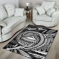 American Samoa Area Rug - Custom Personalised Wings Style - Polynesian Pride