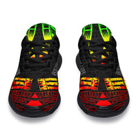Norfolk Island Sport Sneakers - Polynesian Tattoo Reggae - Polynesian Pride