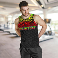 American Samoa Custom Personalised Men's Tank Top - Polynesian Reggae - Polynesian Pride