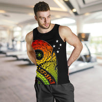 Papua New Guinea Men's Tank Top - PNG Bird And Polynesian Decorative Pattern Reggae - Polynesian Pride